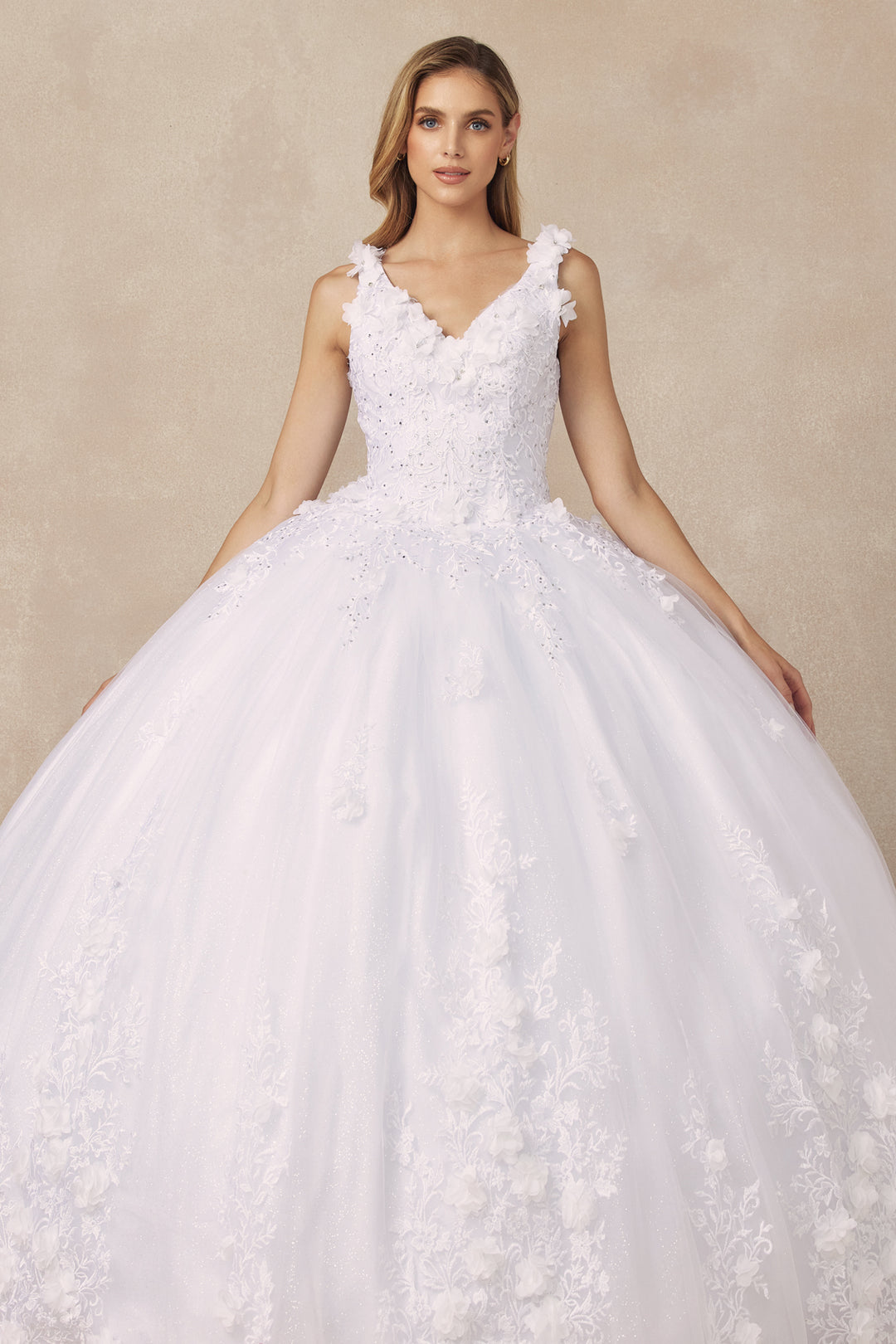 Juliet 1437W ball gown front view