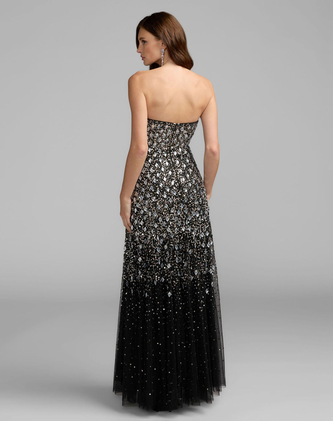 Mac Duggal 10159 Strapless Sweetheart Embellished A-Line Gown