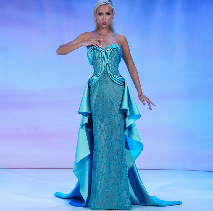 REVERIE COUTURE SS163 DRESS - FOSTANI.com