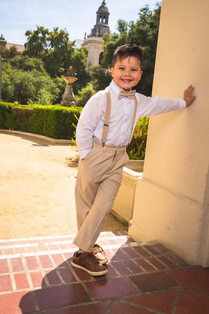 Peanut Butter Collection Barn Set Safari Sand Size 6 Only - FOSTANI.com