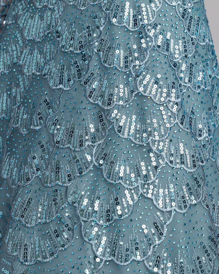 Mac Duggal 21196 Embellished Floral Appliqué Ball Gown