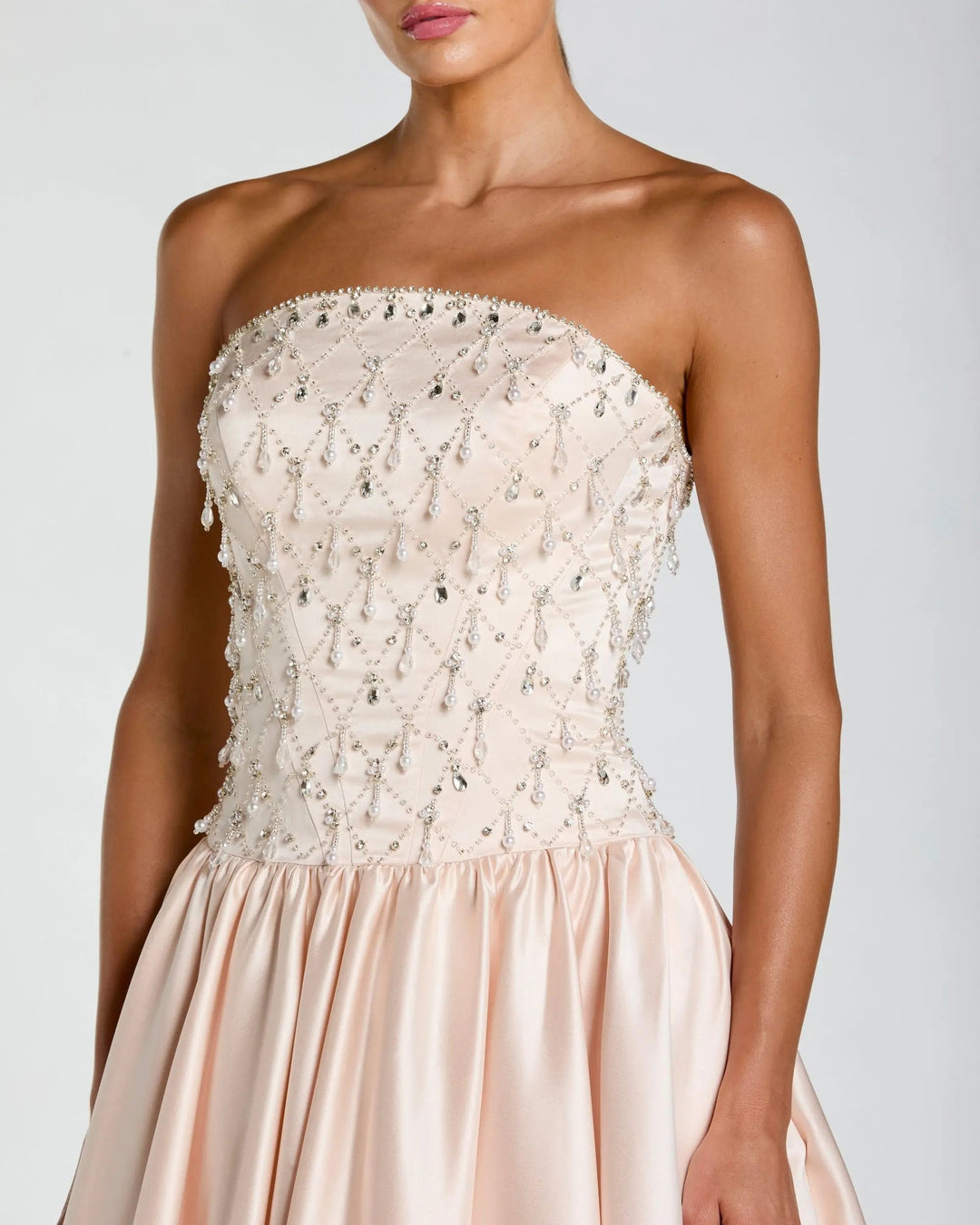 Mac Duggal 2354 Light Embellished Strapless Ball Gown