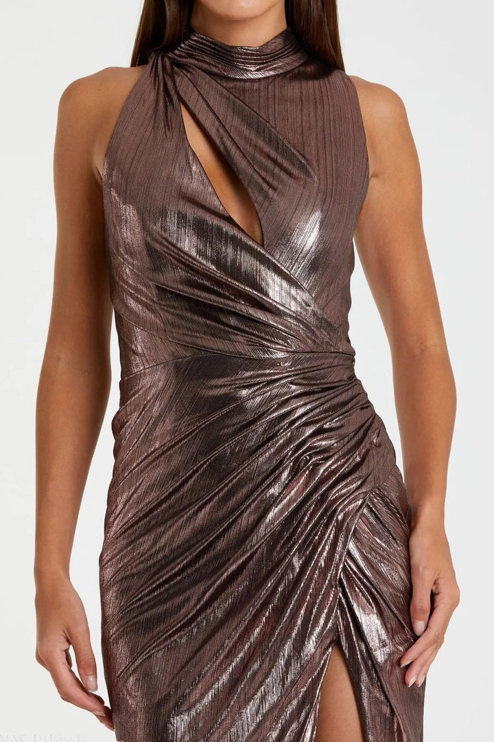 Mac Duggal 27085 High Neck Sleeveless Gown