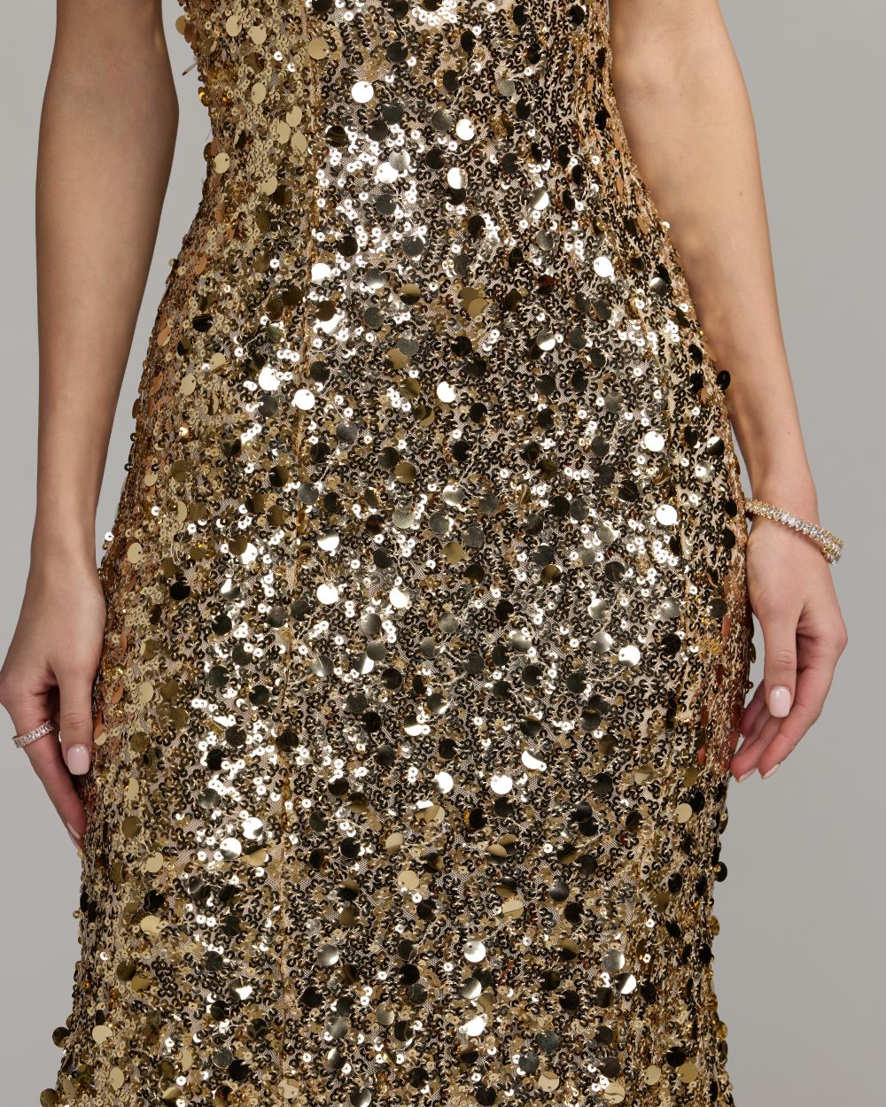 Mac Duggal 27772 Mixed Sequin Mermaid Gown