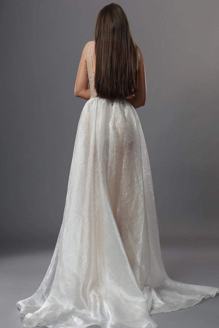 Jovani 39043 Crystal Embellished Fitted Evening Gown Pageant Dress