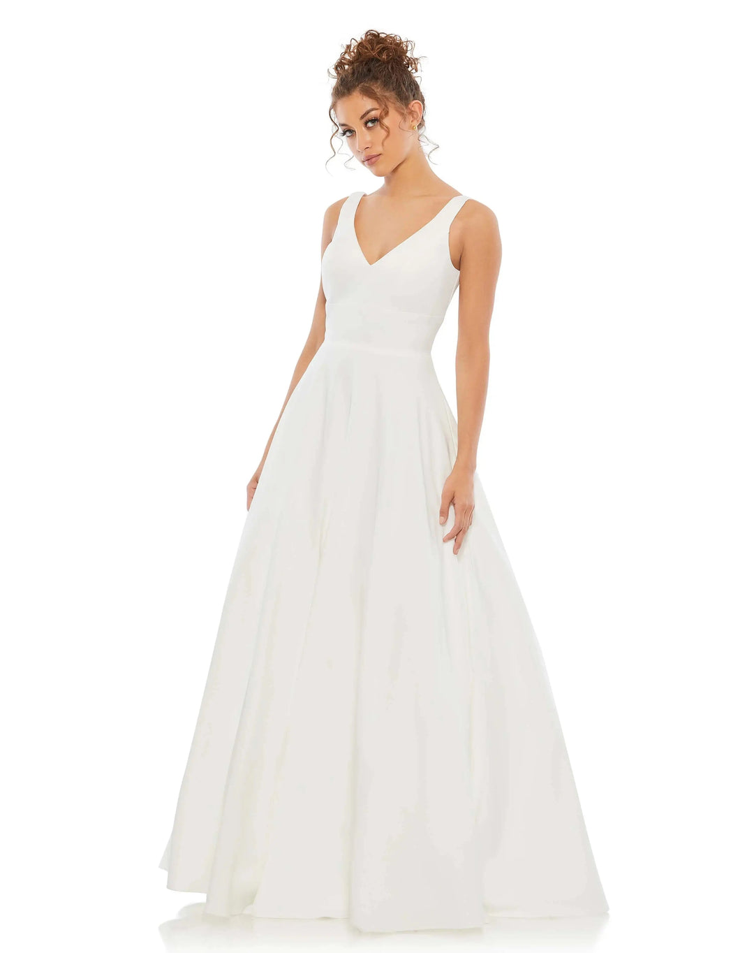 Mac Duggal 48924 Classic Sleeveless A-Line Gown with Pockets