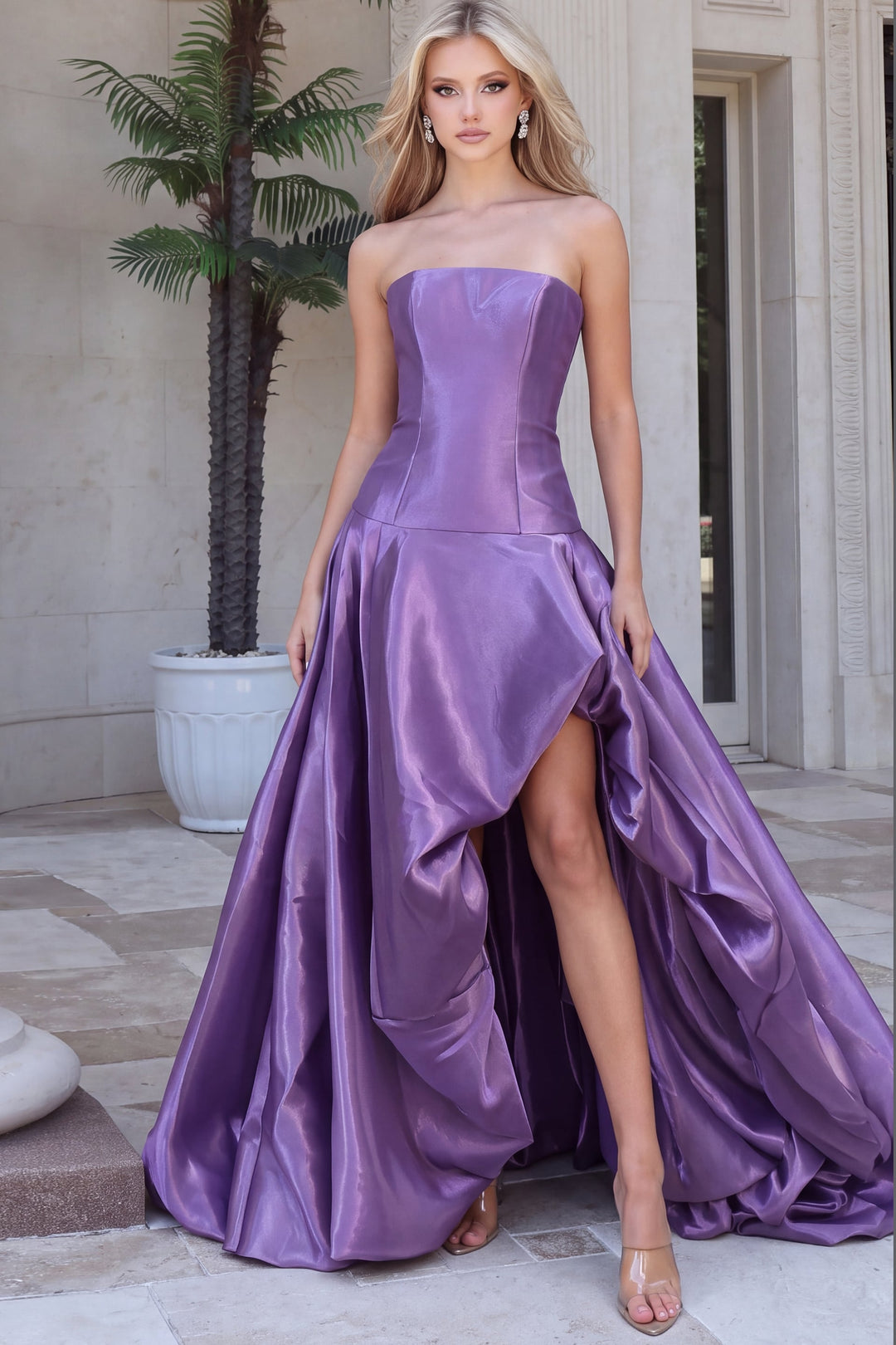 Jovani 55165 prom dress - front view