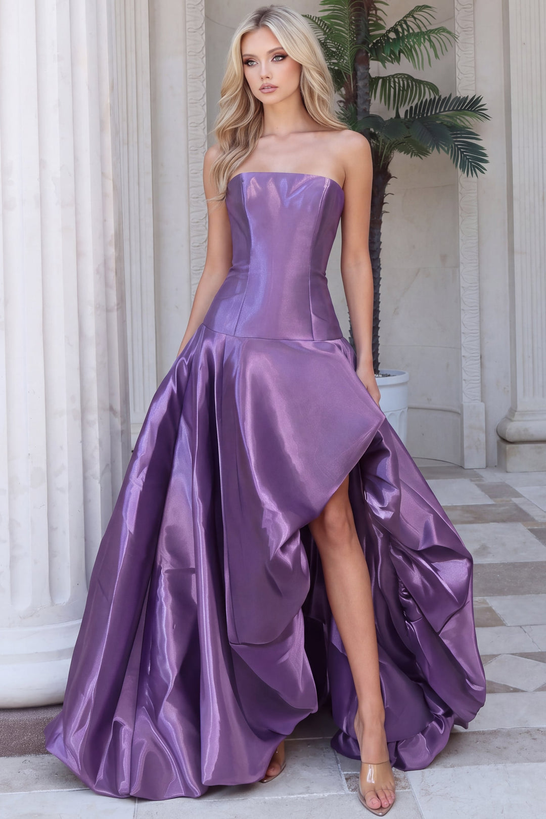 Jovani 55165 prom dress - front view