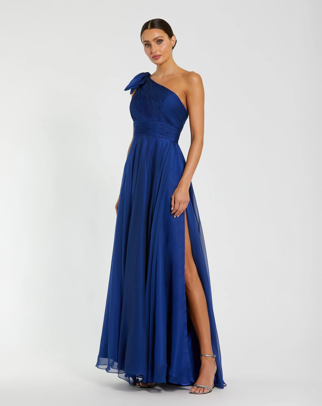 Mac Duggal 67476 One Shoulder Cape Dress