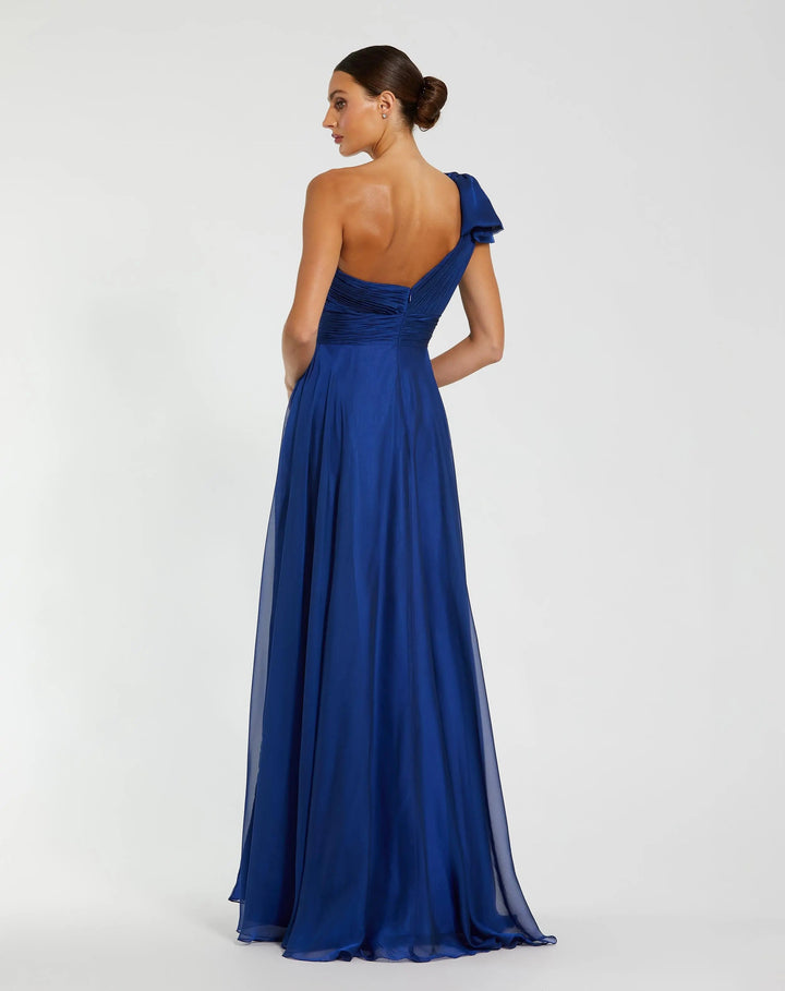Mac Duggal 67476 One Shoulder Cape Dress