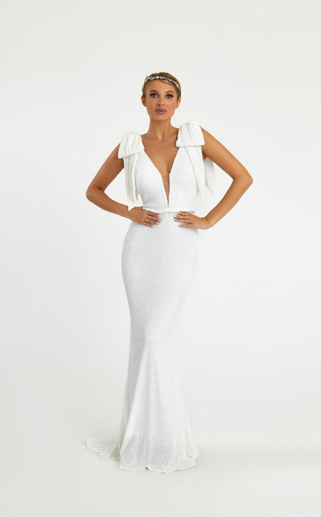 NICOLE BAKTI 7031 Dress - FOSTANI.com