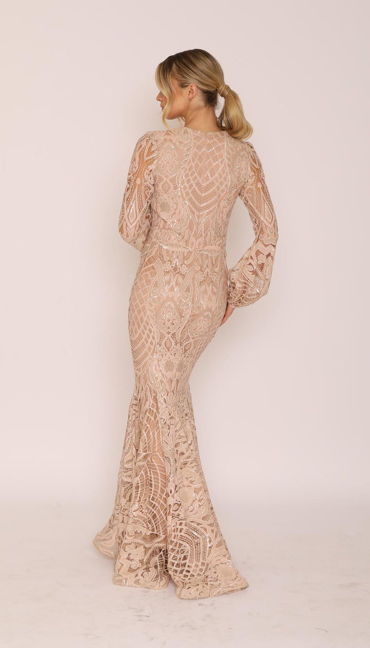 NICOLE BAKTI 7122 Dress - FOSTANI.com