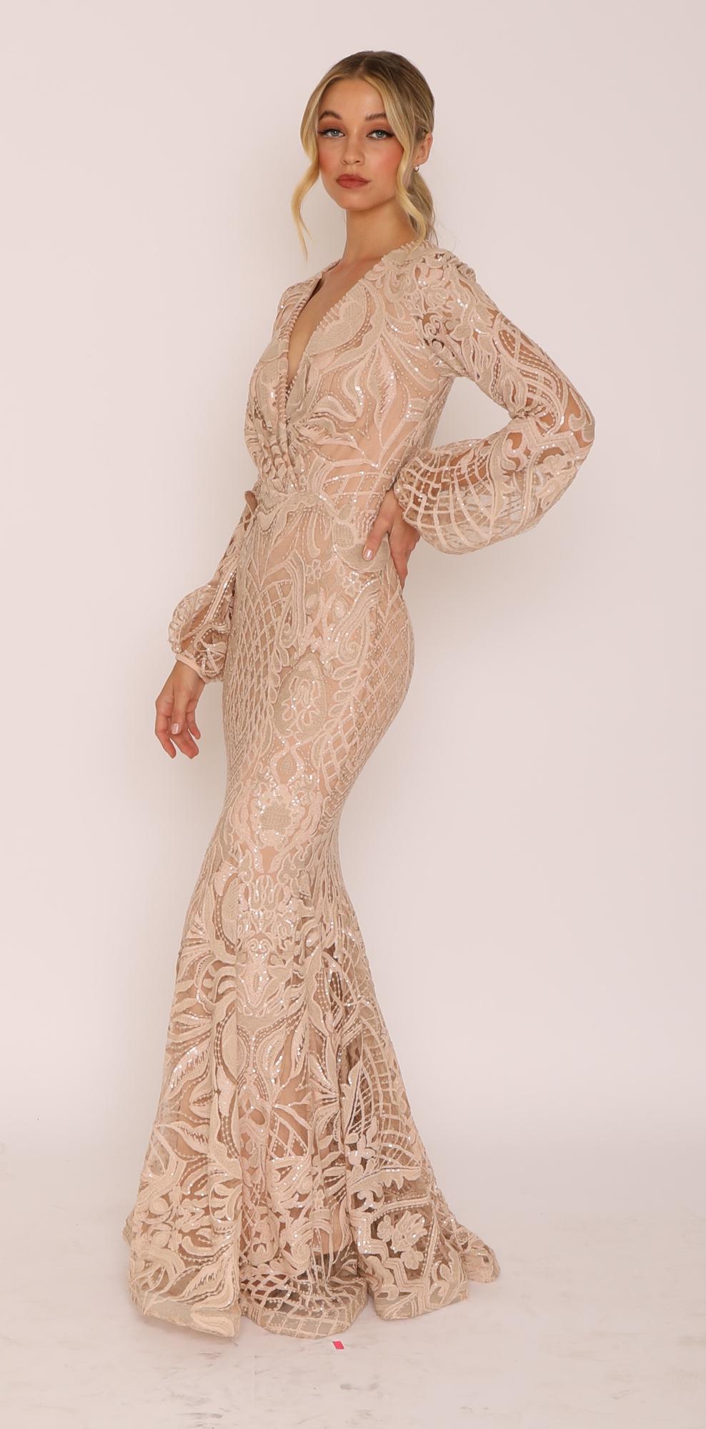 NICOLE BAKTI 7122 Dress - FOSTANI.com