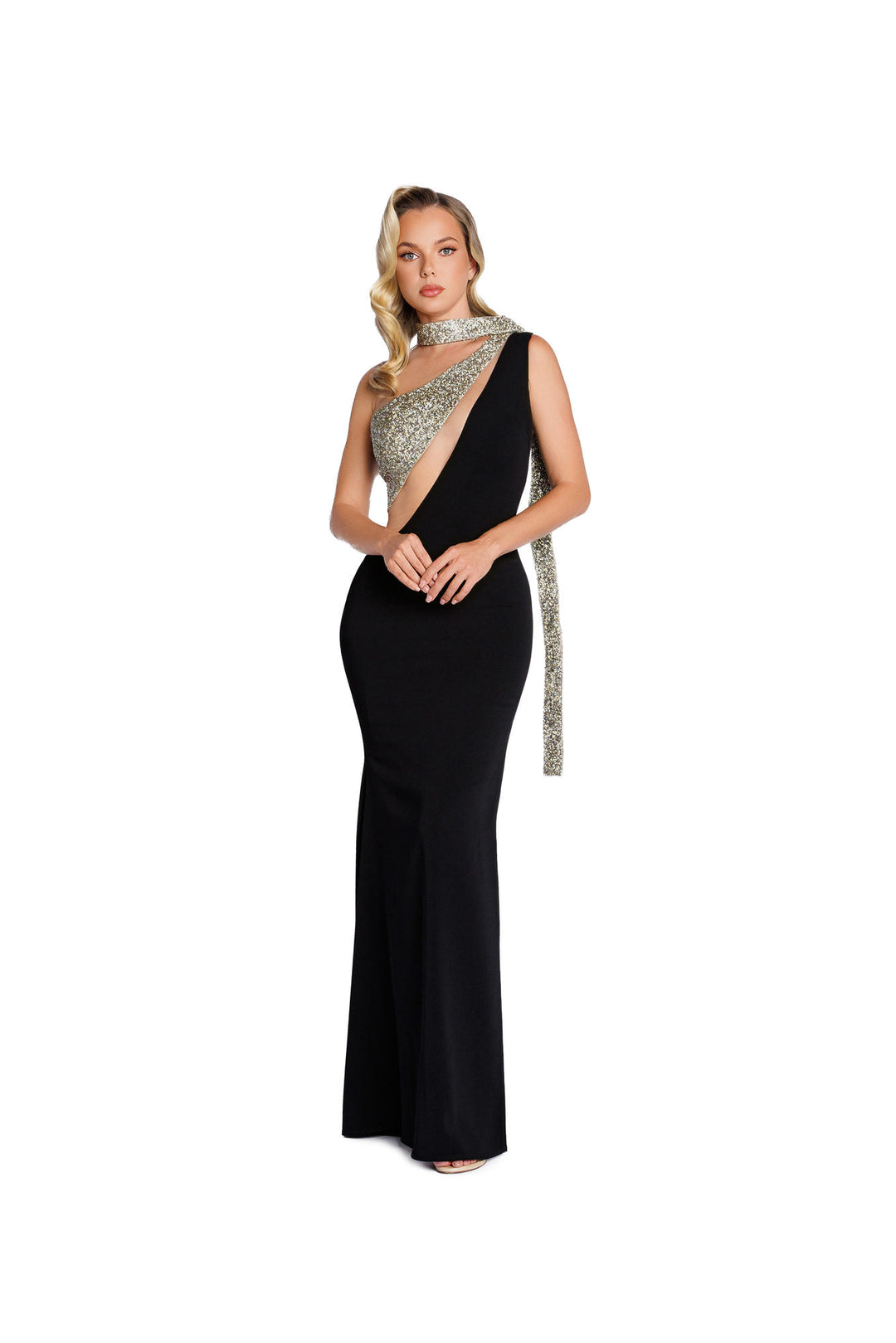 NICOLE BAKTI 7374 Dress - FOSTANI.com