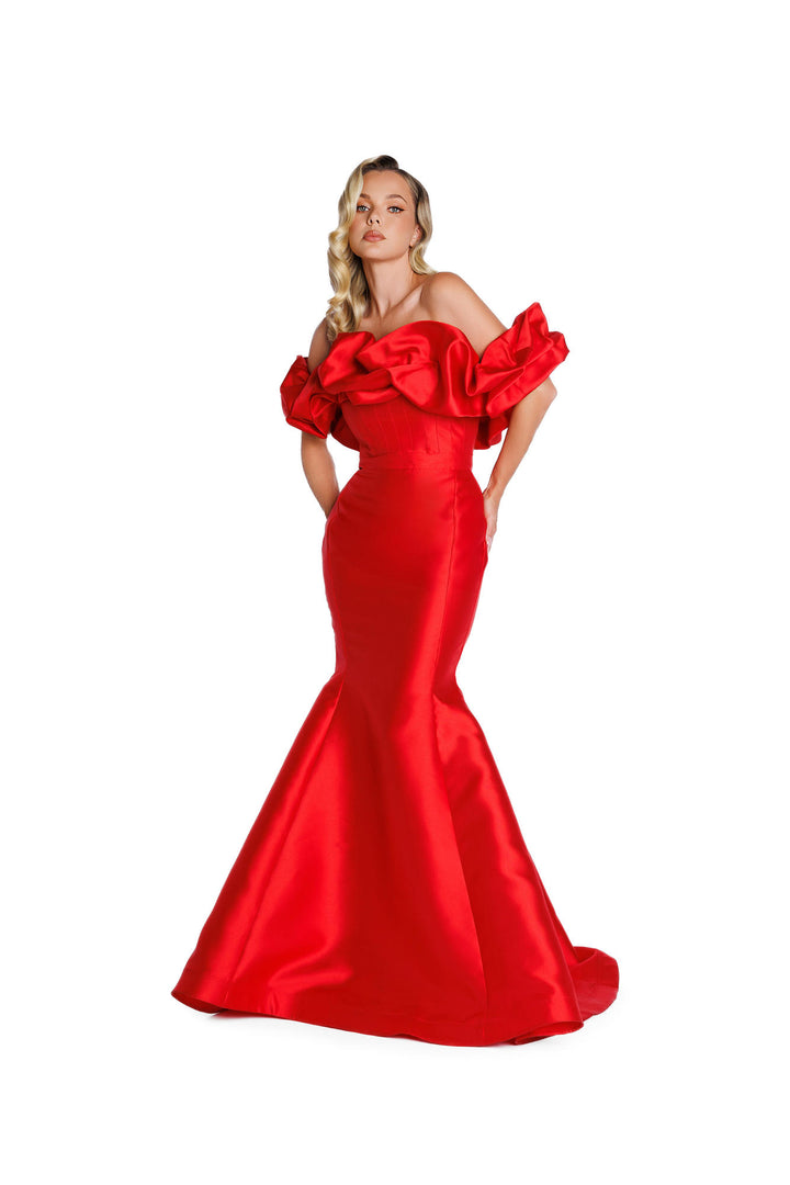 NICOLE BAKTI 7379 Dress - FOSTANI.com