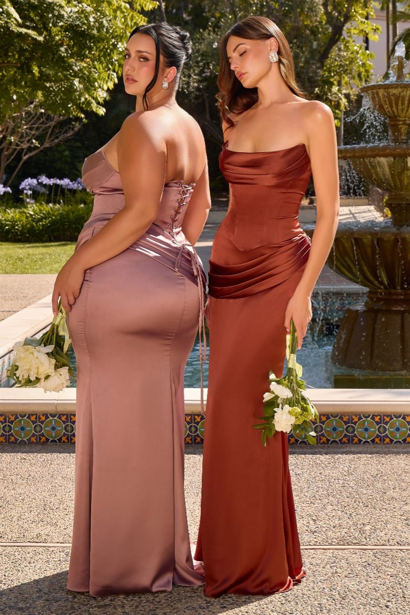 Ladivine 7439 Strapless Corset Prom 2026 Dress
