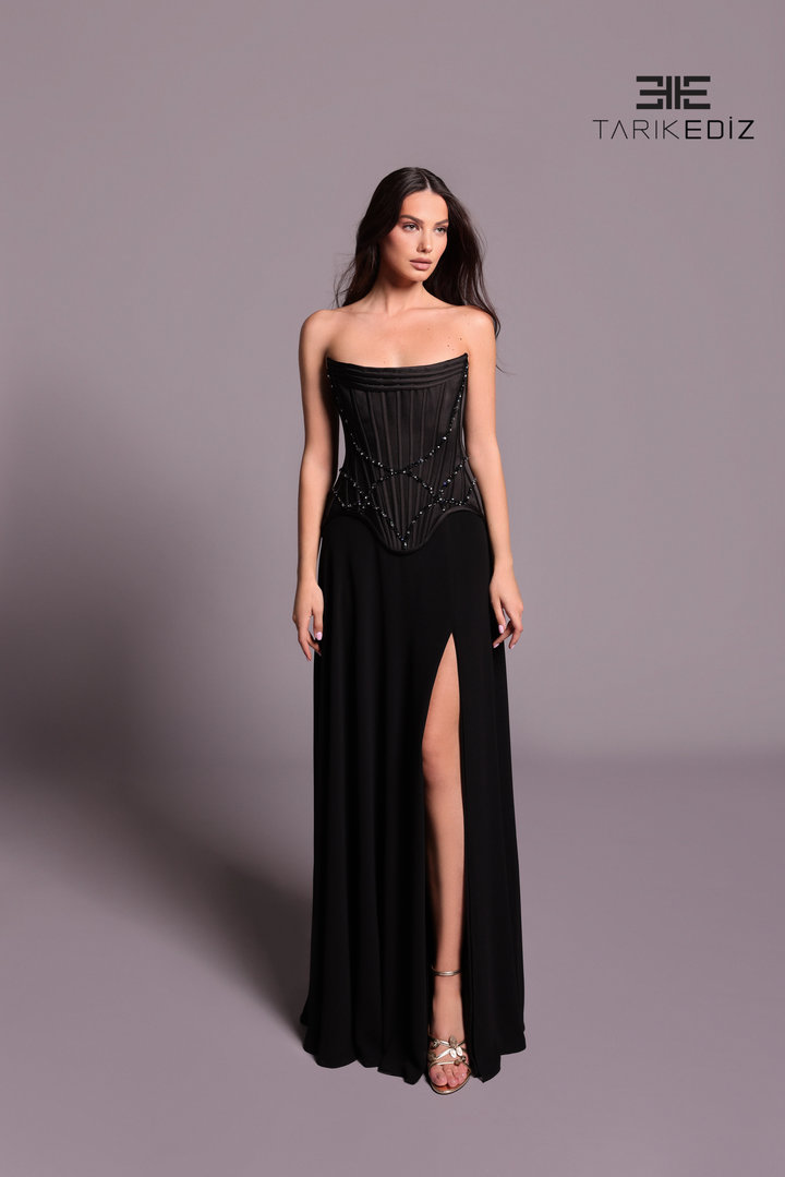 Tarik Ediz 99143 Dress - FOSTANI.com