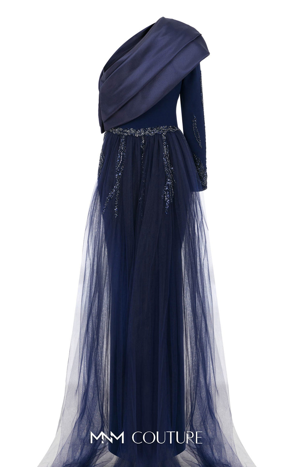 MNM Couture Style B1125 - A Graceful Cascade of Green Elegance - FOSTANI.com