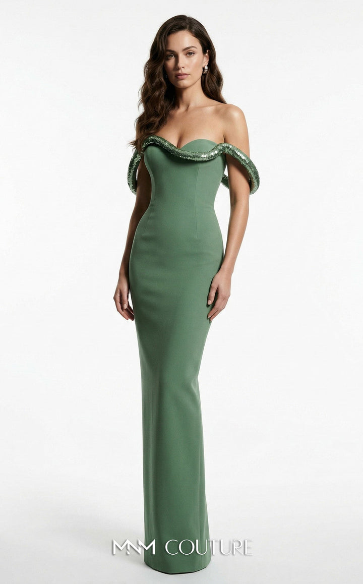 MNM Couture B1233 Sweetheart Strapless Sheath Couture Dress