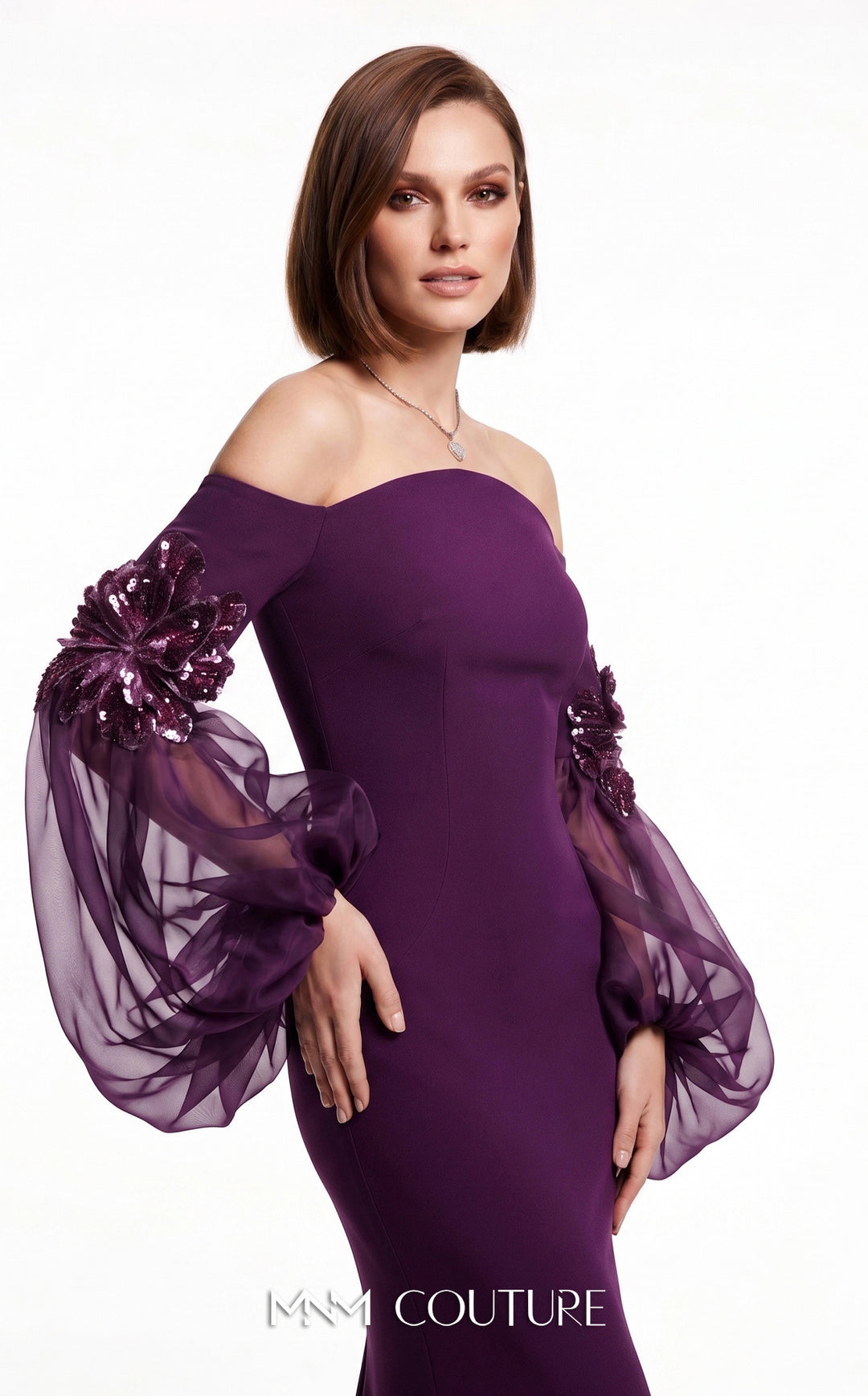MNM Couture B1239 gown, alternate colourway front view
