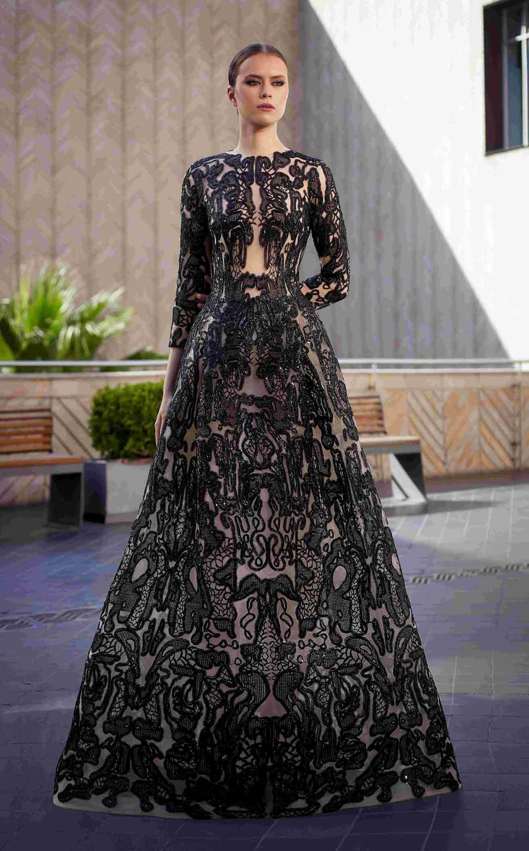 Edward Arsouni Couture 992 Dress - FOSTANI.com