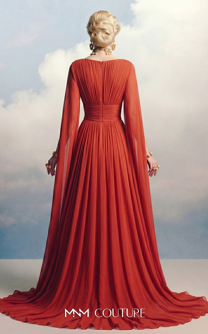 Fouad Sarkis F02862A gown, back view