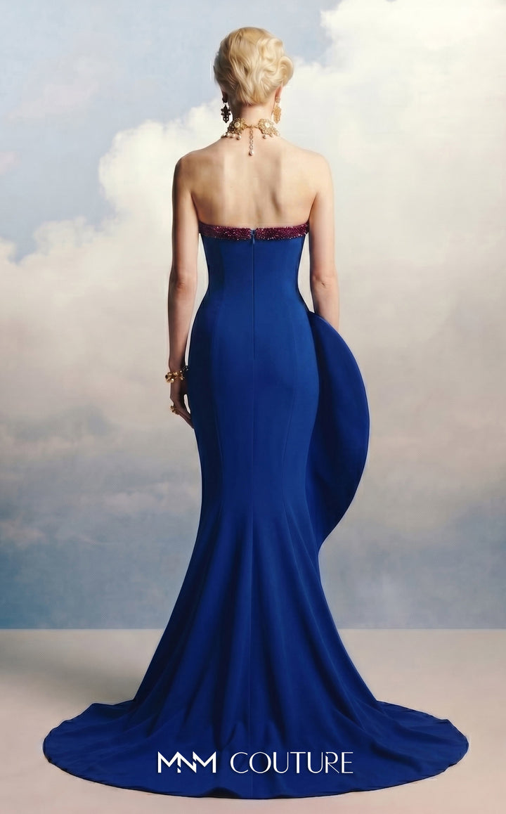Fouad Sarkis F03061 gown, back view