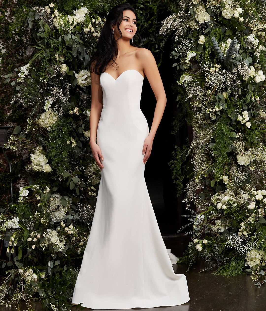 Jovani JB06912 Ivory Strapless Sweetheart Neck Wedding Dress