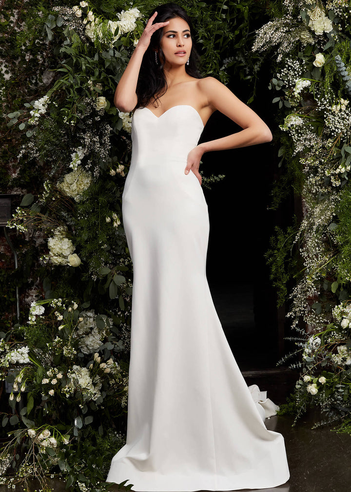 Jovani JB06912 Ivory Strapless Sweetheart Neck Wedding Dress