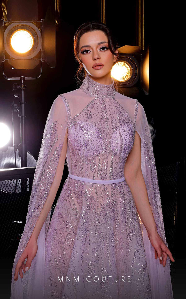 MNM Couture K3975 evening gown upper bodice front view