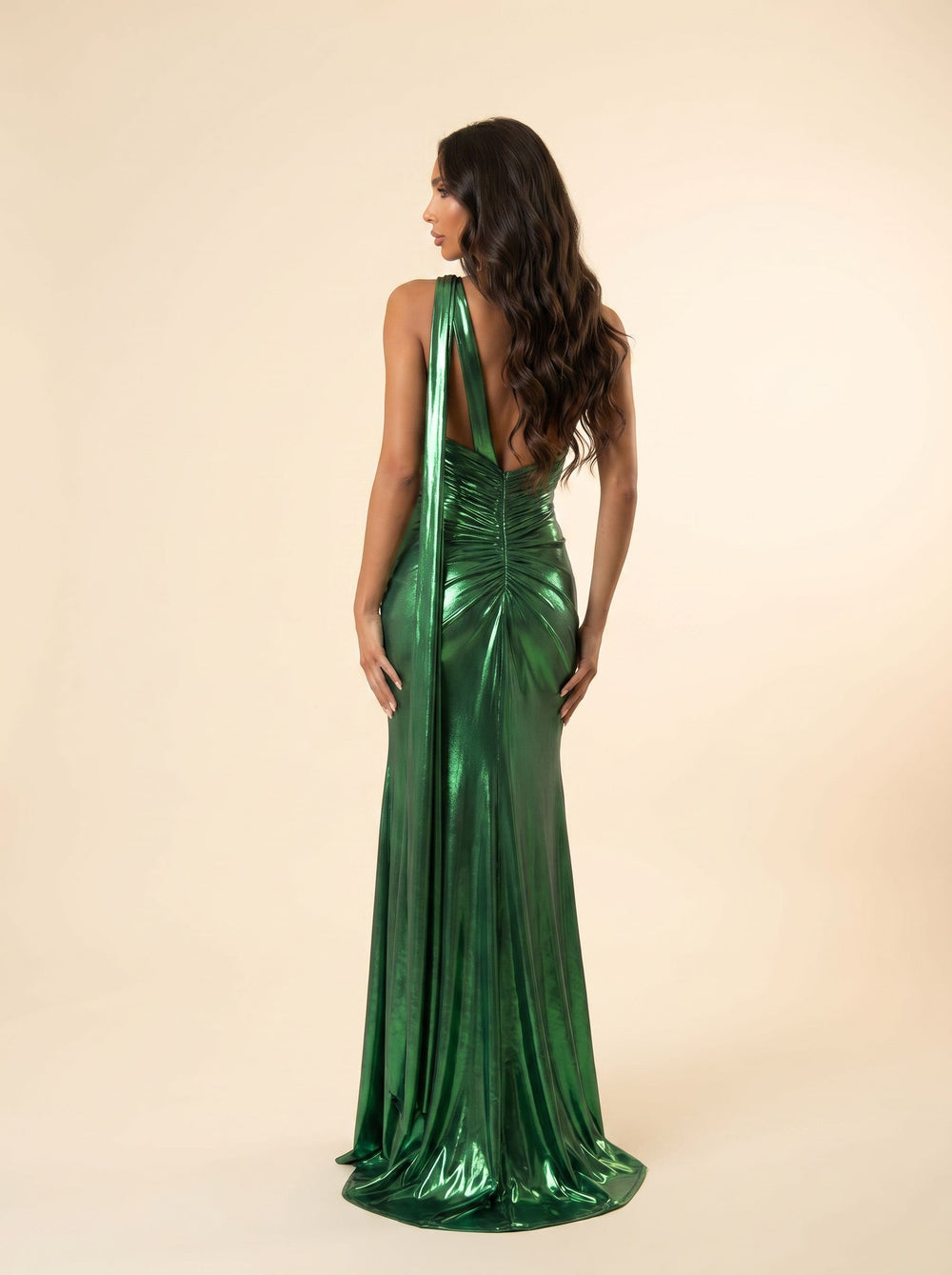 Modessa Couture M26701 One-Shoulder Sleeveless Keyhole Cutout Prom Dress 2026 - FOSTANI.com
