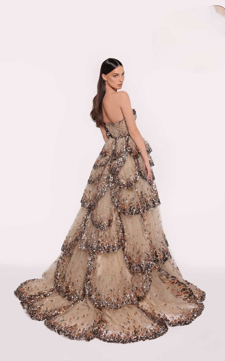 Tarik Ediz 98879 Dress - FOSTANI.com