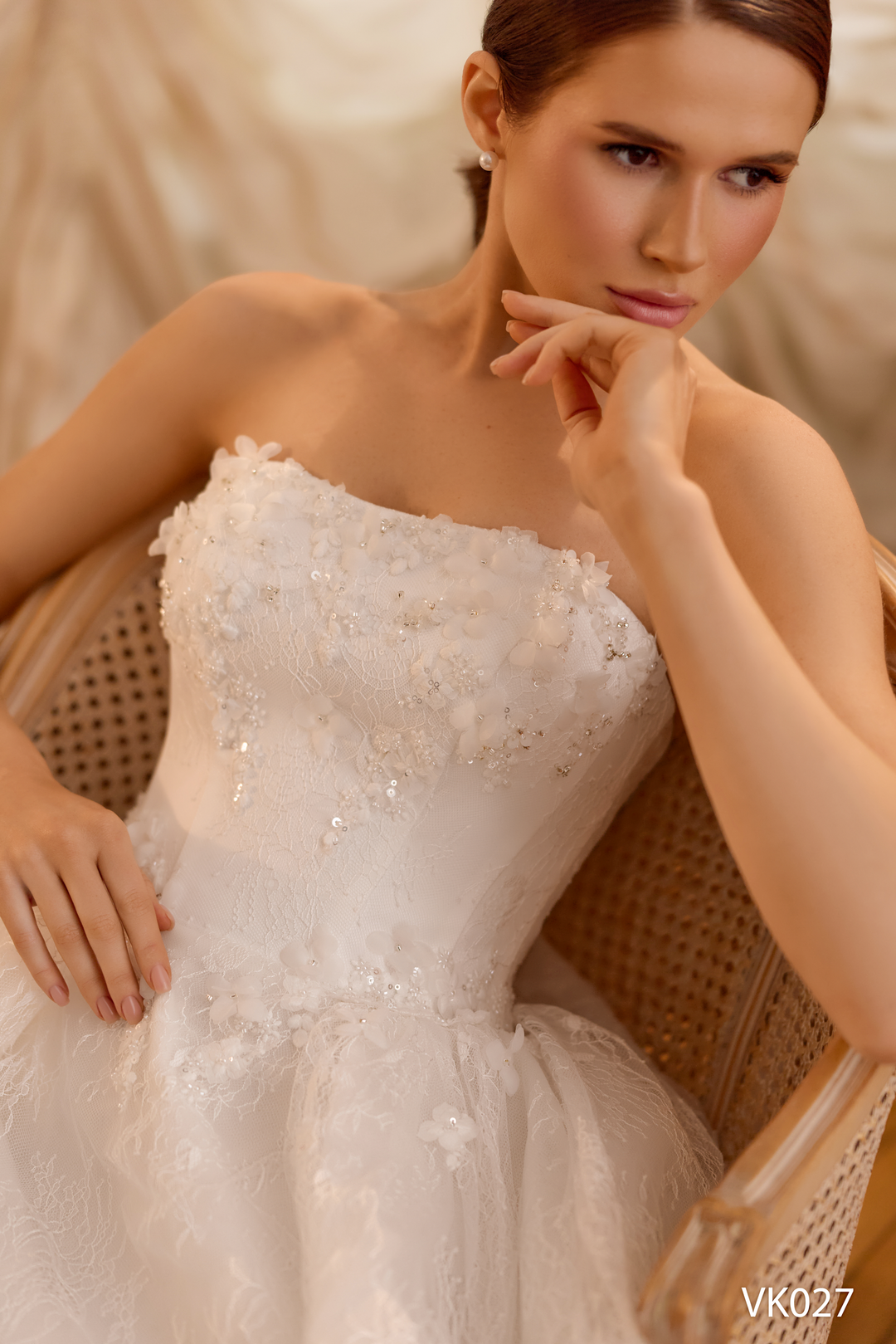 Vissaria VK027 High Neck Sleeveless Corset Boning Dress - FOSTANI.com