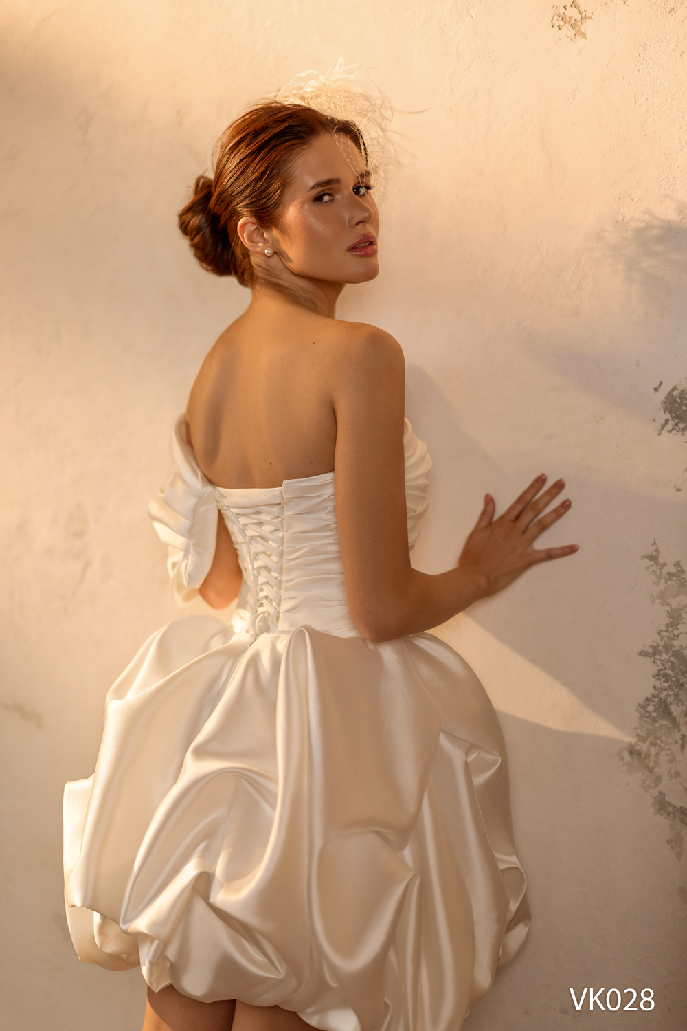 Vissaria VK028 One-Shoulder Corset Dress - FOSTANI.com