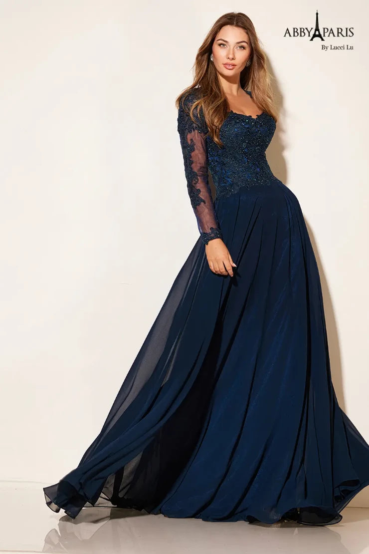 Abby Paris 96044W Dress - FOSTANI.com