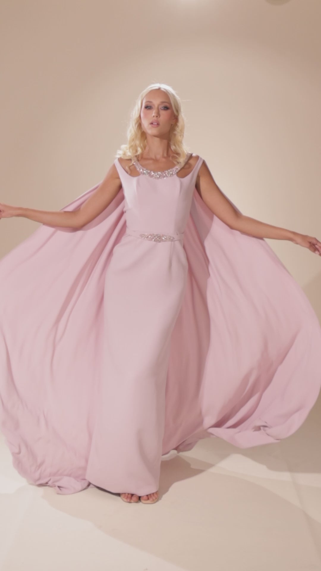 Abdo Aoude D6 Cape Couture Dress