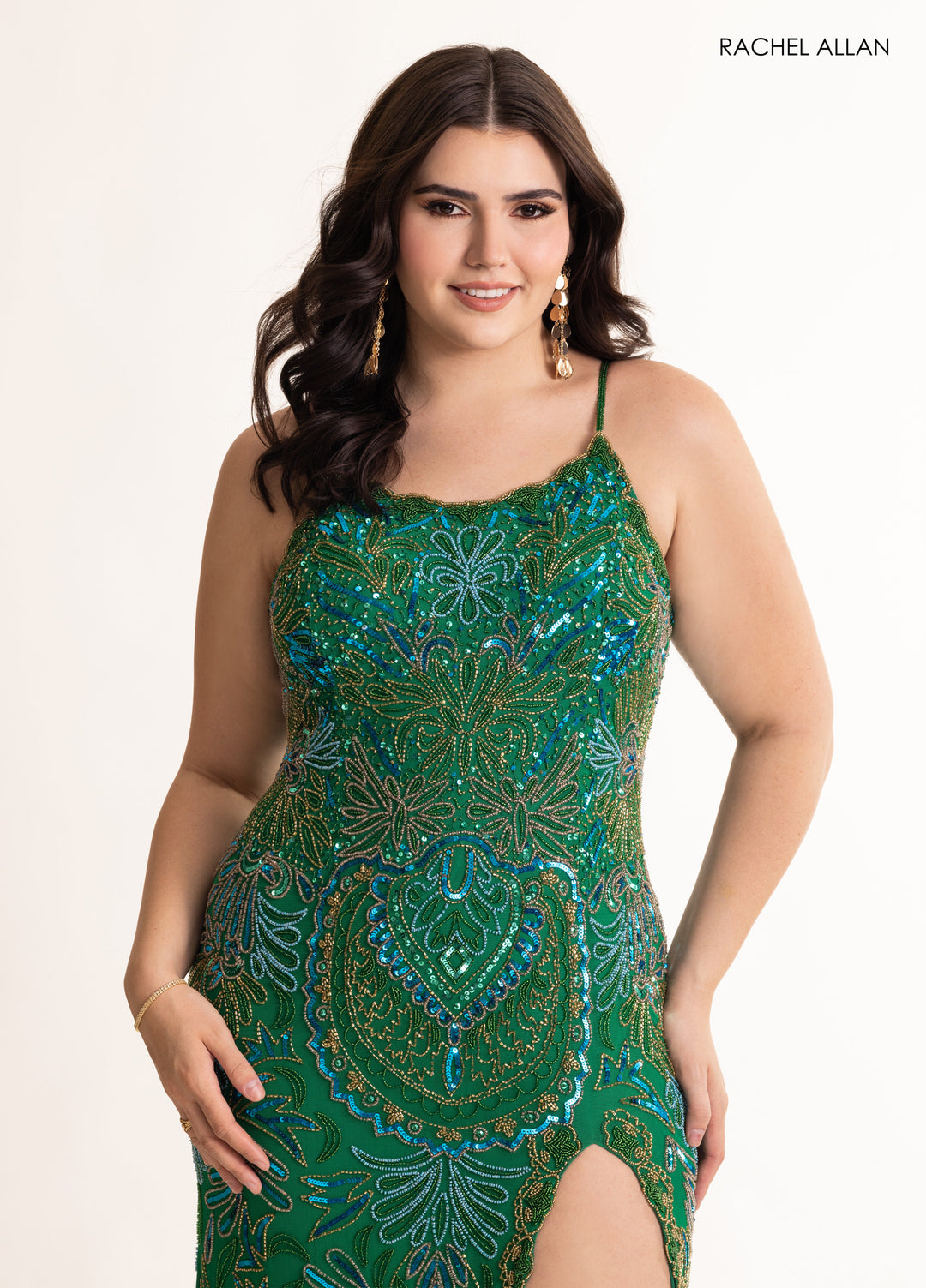 Rachel Allan 70002 Beaded Shimmer Prom Dress 2026