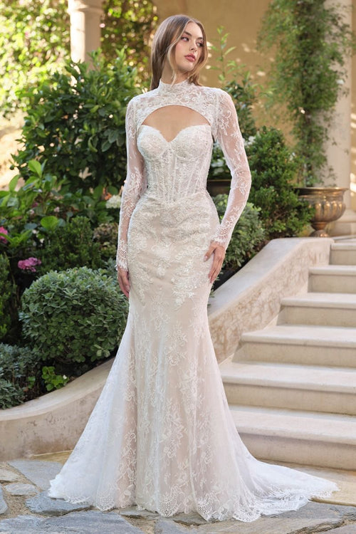 Andrea & Leo Couture WL071 Sequined Lace Bridal Dress