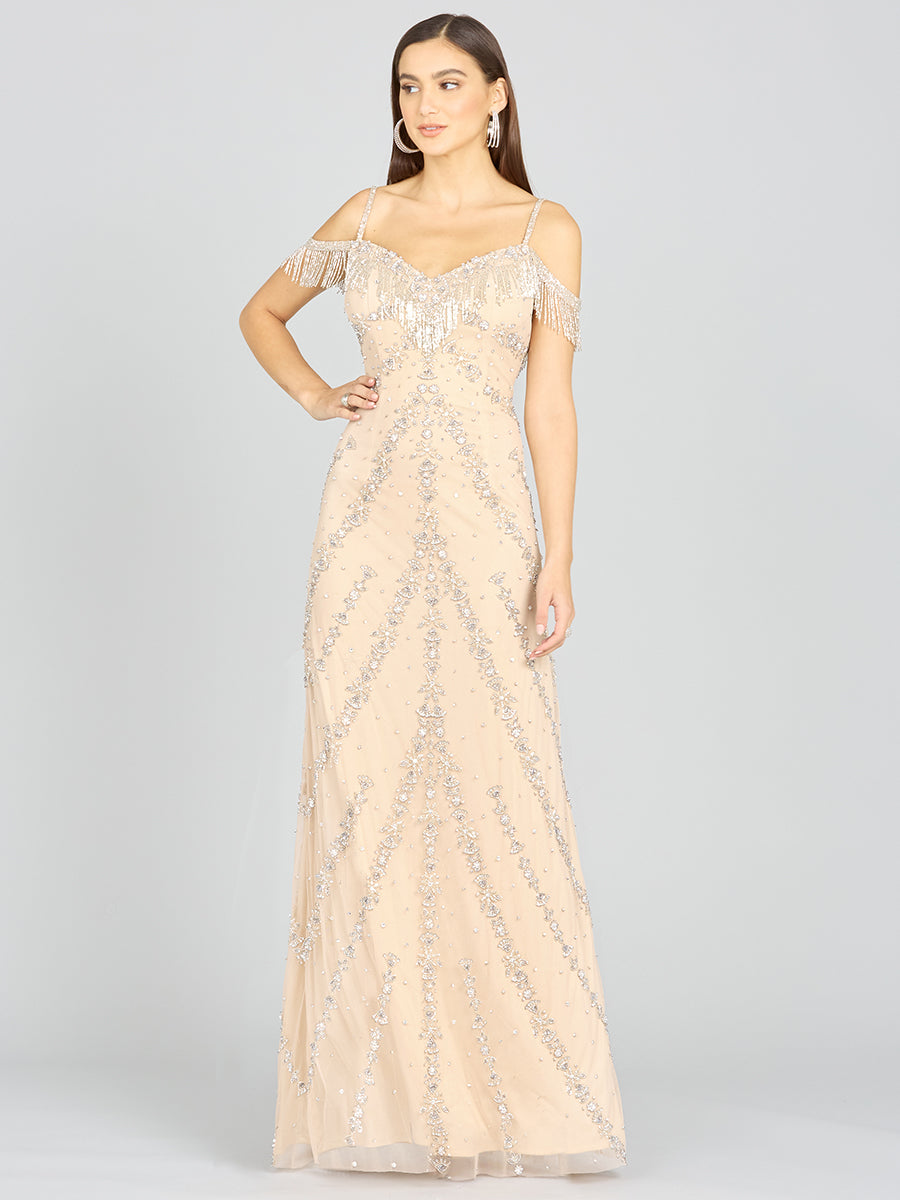 Candy Beaded Gown - FOSTANI